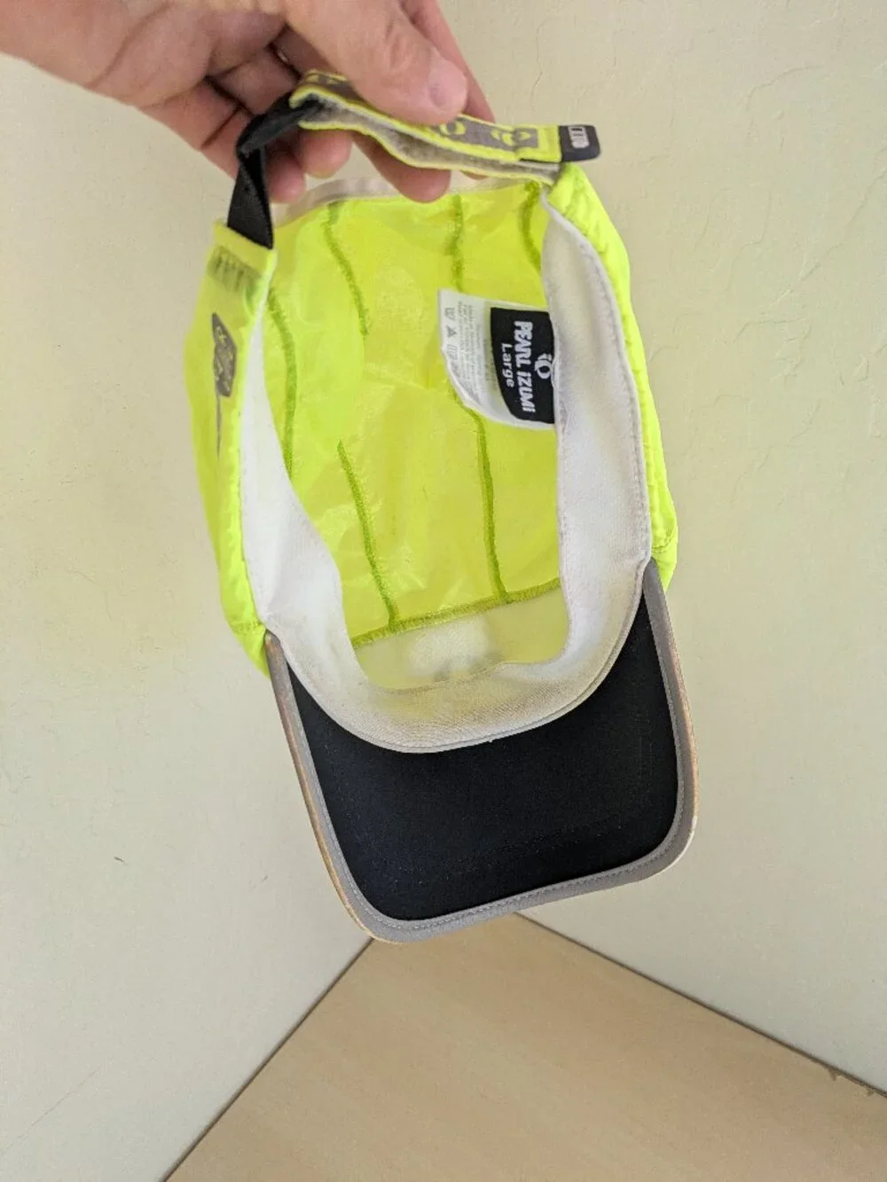 PEARL iZUMi Ultra Lightweight Hat Cap Bright Yellow Size Large